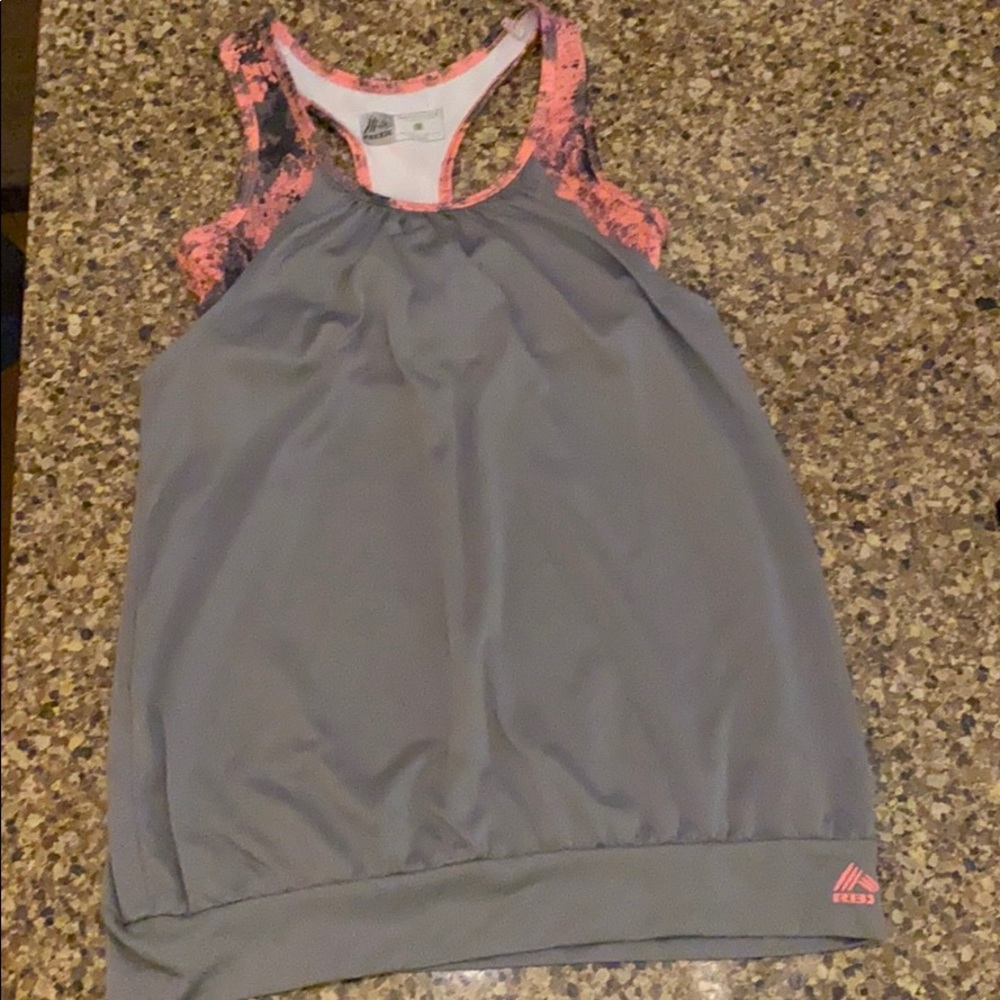 5/$25  athletic top, tank top with builtin sports bra